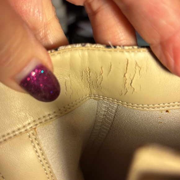 Sam Edelman Hilty snakeskin print ankle boot. Sz 6.5. - Picture 15 of 17